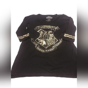 Harry Potter Shirt Womens X-Small Black The Wizarding World Hogwarts Graphic Tee